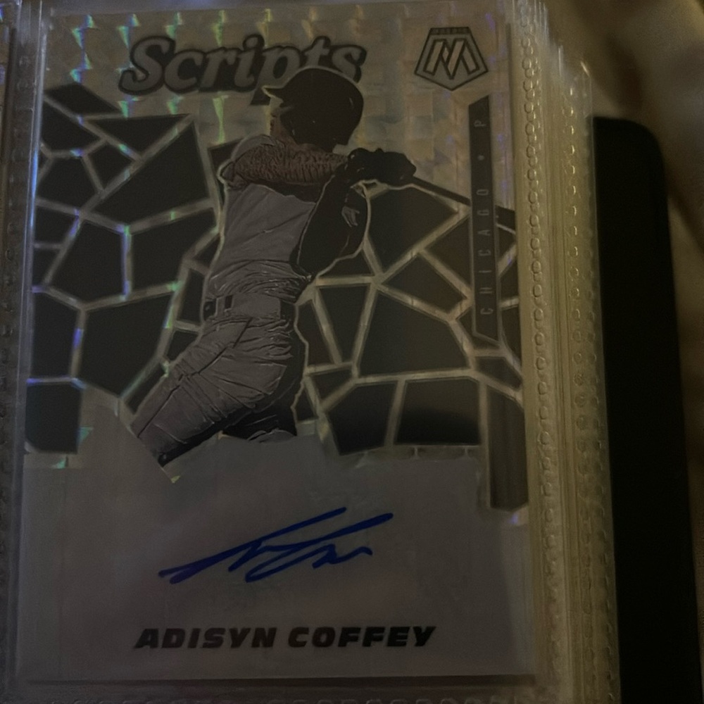 Mosaic Adisyn Coffey autograph scripts card
